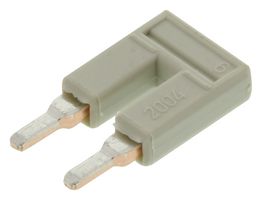 WAGO 2004-402 Jumper (Busbar), Insulated Push-in Jumper Bar, Wago TOPJOB S 2004 Series Rail Mount Terminal Blocks