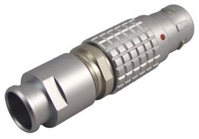 LEMO FGG.2B.305.CLAD92Z 圆形连接器, Standard Circular Connector, 2B系列, 电缆安装插头, 5 触点, 焊接引脚, 推挽