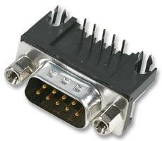 TE CONNECTIVITY 2301843-2 D-Sub 连接器, 带板锁, 标准, 插头, 9 触点, DE, 焊接