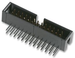 AMP - TE CONNECTIVITY 1761682-3 Pin Header, Wire-to-Board, 2.54 mm, 2 Rows, 10 Contacts, Through Hole Right Angle