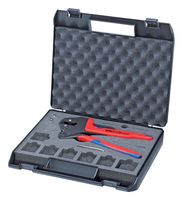 KNIPEX 97 43 200 压接工具, 棘轮, Exchangeable Crimping Dies