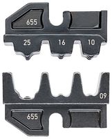 KNIPEX 97 49 09 压接工具模具, 3 Profile, 8/6/4AWG, 7-3AWG 绝缘和非绝缘端套, 97 43 E Hand Crimp Tool