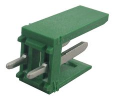 TE CONNECTIVITY - AMP 280609-1 引脚针座, 单列直插, 线至板, 3.96 mm, 1 排, 2 触点, 通孔安装, AMPMODU MOD I