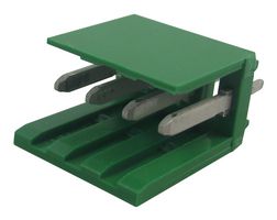TE CONNECTIVITY - AMP 280610-1 引脚针座, 单列直插, 线至板, 3.96 mm, 1 排, 4 触点, 通孔安装, AMPMODU MOD I