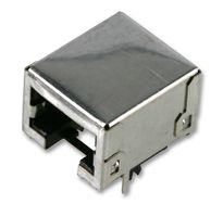 MOLEX 85505-5113 模块连接器, RJ45 插座, 1 x 1 (端口), 8P8C, Cat5e, 通孔安装