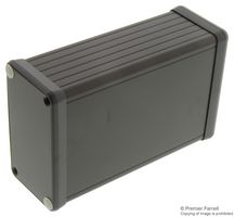 HAMMOND 1455K1201BK 金属机壳, 1455系列, 金属端板挤压, S, 挤压铝, 43 mm, 78 mm, 120 mm, IP54