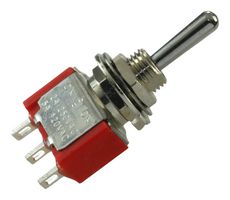MULTICOMP PRO 1MS3T1B1M1QE Toggle Switch, On-Off-On, SPDT, Non Illuminated, 1M, Panel Mount, 5 A