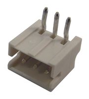 JST / JAPAN SOLDERLESS TERMINALS S3B-ZR(LF)(SN) 引脚针座, 侧部进入, 线至板, 1.5 mm, 1 排, 3 触点, 通孔安装, ZH