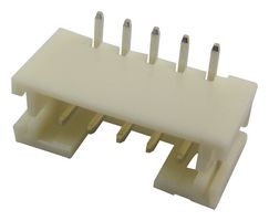 JST / JAPAN SOLDERLESS TERMINALS B5B-PH-SM4-TB(LF)(SN) 引脚针座, 顶部进入, 线至板, 2 mm, 1 排, 5 触点, 表面安装 , PH