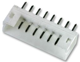 JST / JAPAN SOLDERLESS TERMINALS B8B-PH-K-S(LF)(SN) 引脚针座, 线至板, 2 mm, 1 排, 8 触点, 通孔直型, PH