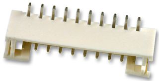 JST / JAPAN SOLDERLESS TERMINALS B10B-PH-SM4-TB(LF)(SN) 引脚针座, 顶部进入, 线至板, 2 mm, 1 排, 10 触点, 表面安装　, PH
