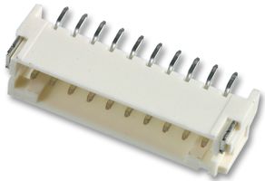 JST / JAPAN SOLDERLESS TERMINALS S10B-PH-SM4-TB(LF)(SN) 引脚针座, 侧部进入, 线至板, 2 mm, 1 排, 10 触点, 表面安装 , PH