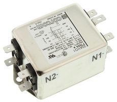 CORCOM - TE CONNECTIVITY 20AYO1 电源线滤波器, 机壳, 通用, 440 VAC, 20 A, 三相, 1阶, 底板安装