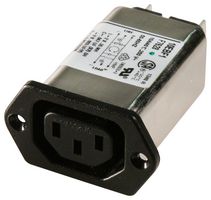 TE CONNECTIVITY - CORCOM 10EBF1 滤波IEC电源入口模块, IEC C14, 通用, 10 A, 250 VAC