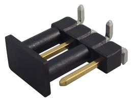 AMP - TE CONNECTIVITY 1241150-4 引脚针座, 板至板, 2.54 mm, 1 排, 4 触点, 表面安装直型, AMPMODU MOD II