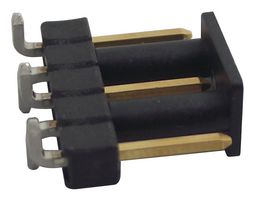 AMP - TE CONNECTIVITY 1241150-5 引脚针座, 板至板, 2.54 mm, 1 排, 5 触点, 通孔直型, AMPMODU MOD II