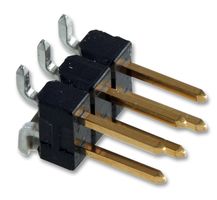 AMP - TE CONNECTIVITY 1241050-3 引脚针座, 板至板, 2.54 mm, 2 排, 6 触点, 表面安装直型, AMPMODU MOD II