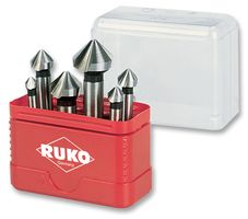RUKO A102156 Drill Bit Set, Deburring, Countersinker, 6 Piece