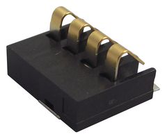 KYOCERA AVX 9155004003016 Battery Contact, Compression Connector, Beryllium Copper, SMD, 4 Way, 3A, 2.3mm