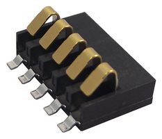KYOCERA AVX 009155005003016 Battery Contact, Compression Connector, Beryllium Copper, SMD, 5 Way, 3A, 2.3mm