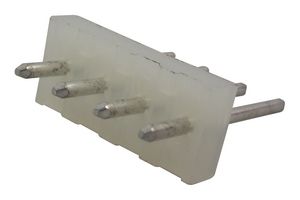 MOLEX 26-20-2041 引脚针座, 板至板, 线至板, 3.96 mm, 1 排, 4 触点, 通孔直型, KK 396 3192 Series