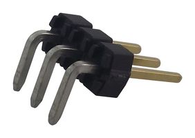 MOLEX 90121-0763 Pin Header, Right Angle, Board-to-Board, Wire-to-Board, 2.54 mm, 1 Rows, 3 Contacts