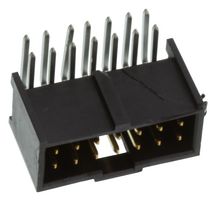 MOLEX 90130-3214 引脚针座, 直角, 线至板, 2.54 mm, 2 排, 14 触点, 通孔直角, C-Grid III 90130 Series