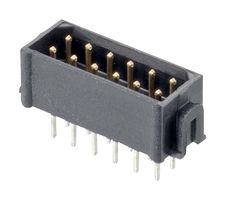 HARWIN M80-8540842 引脚针座, 垂直, 板至板, 线至板, 2 mm, 2 排, 8 触点, 通孔直型, Datamate L-Tek M80