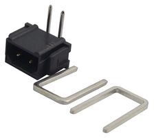 HARWIN M80-8430242 引脚针座, 直角, 板至板, 线至板, 2 mm, 1 排, 2 触点, 通孔直角, Datamate L-Tek M80