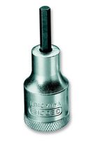 GEDORE IN 19 4 六角刀头, 套筒起子, 方形起子头, 1/2英寸起子头, 4mm AF