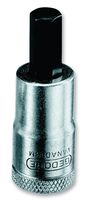 GEDORE IN 30 10 Hex Bit, Socket Driver, Square Drive, 3/8" Drive, 10 mm AF
