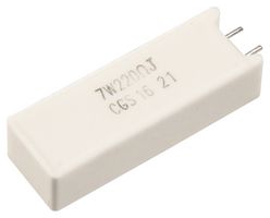 CGS - TE CONNECTIVITY SQMR7220RJ Through Hole Resistor, 220 ohm, SQ Series, 7 W, ± 5%, Radial Leaded, 500 V