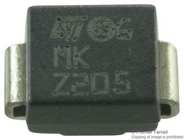 STMICROELECTRONICS SM6T22CA 静电保护装置, TVS, 30.6 V, DO-214AA (SMB), 2 引脚, 22 V, 5 W, Transil SM6T Series