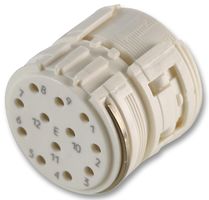 LAPP 73004610 圆形连接器, Standard Circular Connector, Circon R2.5系列, 电缆安装插座, 12 触点, 压接插座, 卡口