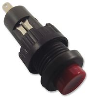 RAFI 1.10.107.011/0301 Pushbutton Switch, Opaque Red, 9.1 mm, SPST-NO, Off-(On), Round, Red