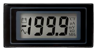 LASCAR DPM 400 数字面板仪表,直流毫伏,3-1/2位,0-200mV,10mm数字高度,14V供电