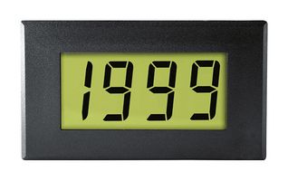 LASCAR DPM970 数字面板仪表,交流电压,3-1/2位,0V至500V,19mm数字高度,14V