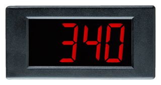 LASCAR DPM340 Digital Panel Meter, DC Millivolts, 3-1/2Digits, 0-200mV, 8mm Digit Height, 5.25V