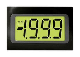 LASCAR SP400 Digital Panel Meter, DC Millivolts, 3-1/2Digits, 0-200mV, 9.75mm Digit Height, 15V