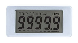 LASCAR EMC 1500 Panel Mount Timer, Elapsed, Single Hole Mounting, 5 VDC, 27 VDC, 0 s, 99999 h, 5.5 mm Dia
