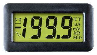 LASCAR DPM 750S-BL 数字面板仪表,直流毫伏,3-1/2位,0-200mV,12.7mm数字高度,15Vdc