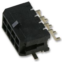 MOLEX 43045-0609 Pin Header, Wire-to-Board, 3 mm, 2 Rows, 6 Contacts, Surface Mount Right Angle