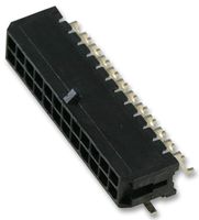 MOLEX 43045-2209 引脚针座, 线至板, 3 mm, 2 排, 22 触点, 表面安装直角, Micro-Fit 3.0 43045 Series