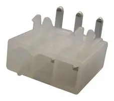 MOLEX 39303035 引脚针座, 直角, 线至板, 4.2 mm, 1 排, 3 触点, 通孔直角, Mini-Fit Jr. 5569