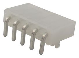 MOLEX 39303055 引脚针座, 单列直插, 电源, 4.2 mm, 1 排, 5 触点, 通孔直角, Mini-Fit Jr. 5569
