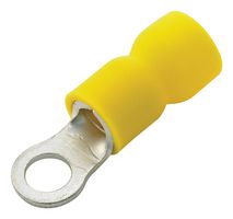 MULTICOMP PRO RVE5-5 Ring Tongue Terminal, M5, #10, 10 AWG, 5.5 mm², RVE, Yellow