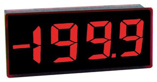 LASCAR SP 8-100 数字面板仪表,直流毫伏,3-1/2位,0-200mV,14.2mm数字高度,5.25V供电