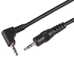 PRO SIGNAL PSG00030 Audio / Video Cable Assembly, 2.5mm Stereo Jack Plug, 2.5mm Stereo Jack Plug, 90°, 6.6 ft, 2 m