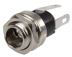 MULTICOMP PRO PE000031 直流电源连接器, 插座, 4 A, 2.5 mm, 底板安装, 焊接