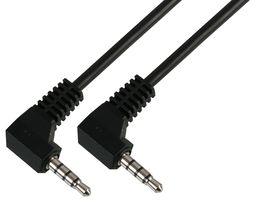 PRO SIGNAL PSG03749 音频/视频电缆组件, 3.5mm4极插头, 3.5mm 4极插孔插头, 4.9 ft, 1.5 m, 黑色